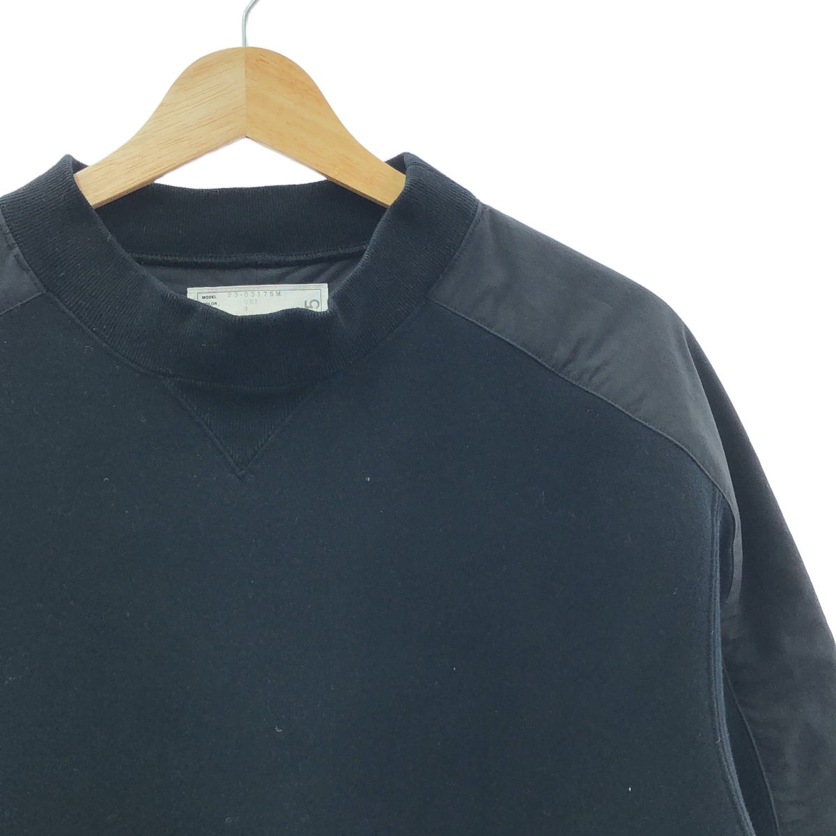 sacai / サカイ Sacai Sponge Sweat Pullover / 異素材 切替 ドッキング スウェット