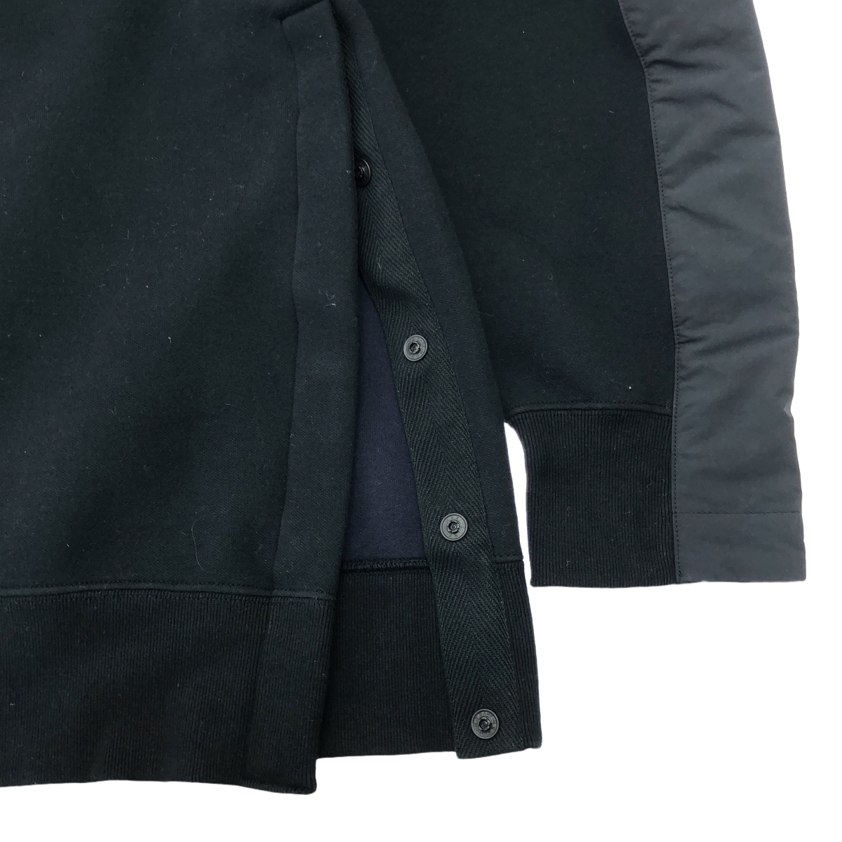 sacai / サカイ Sacai Sponge Sweat Pullover / 異素材 切替 ドッキング スウェット