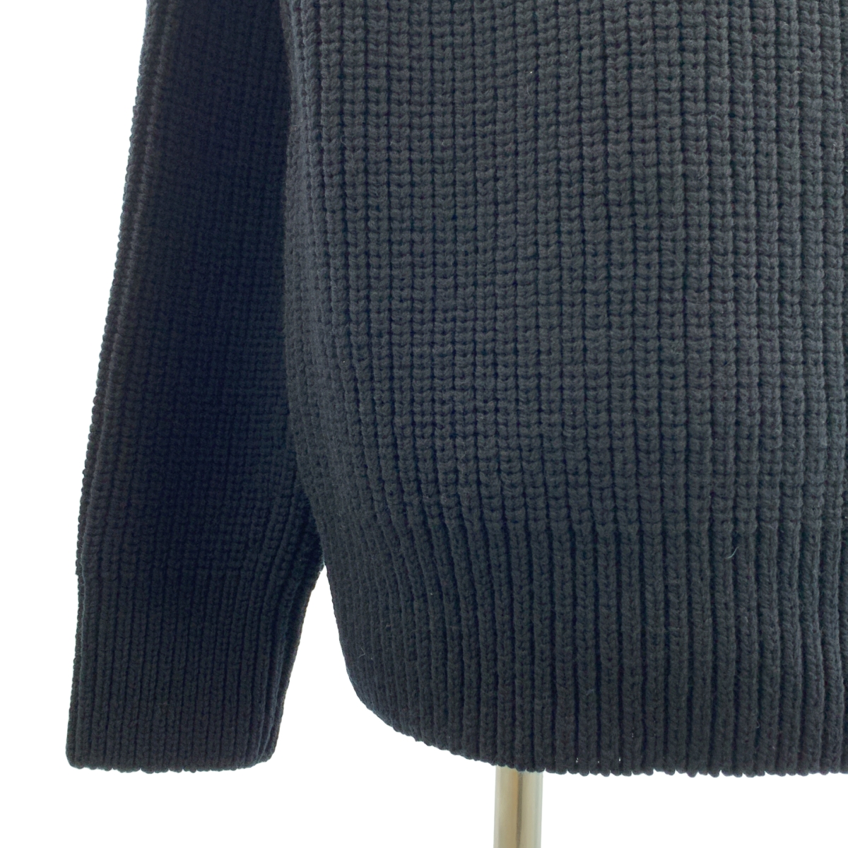 DRIES VAN NOTEN / ドリスヴァンノッテン SIDE ZIP MONTY M.K.SWEATER / ウール オーバーシルエット サイドジップ ハイネック ニット セーター