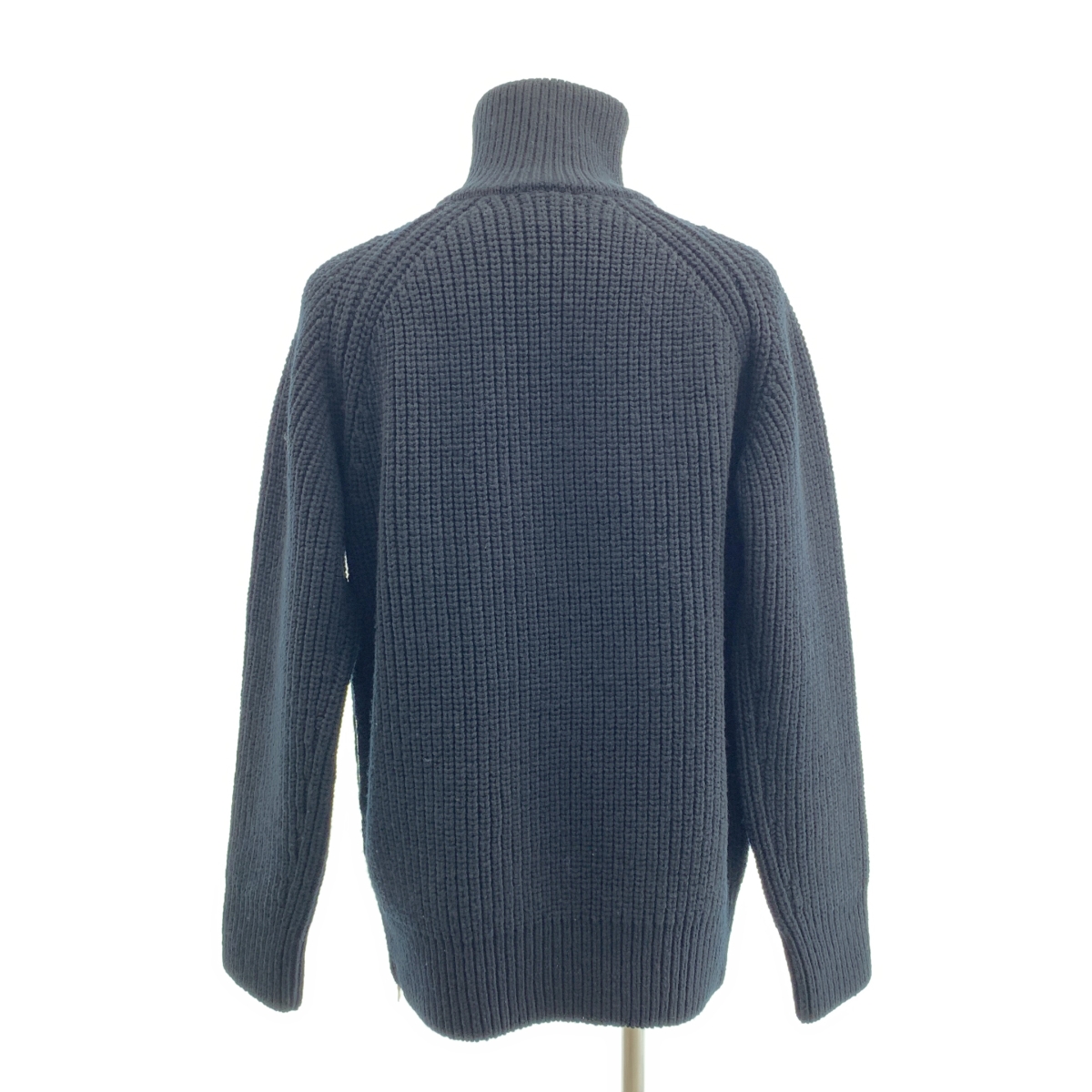 DRIES VAN NOTEN / ドリスヴァンノッテン SIDE ZIP MONTY M.K.SWEATER / ウール オーバーシルエット サイドジップ ハイネック ニット セーター