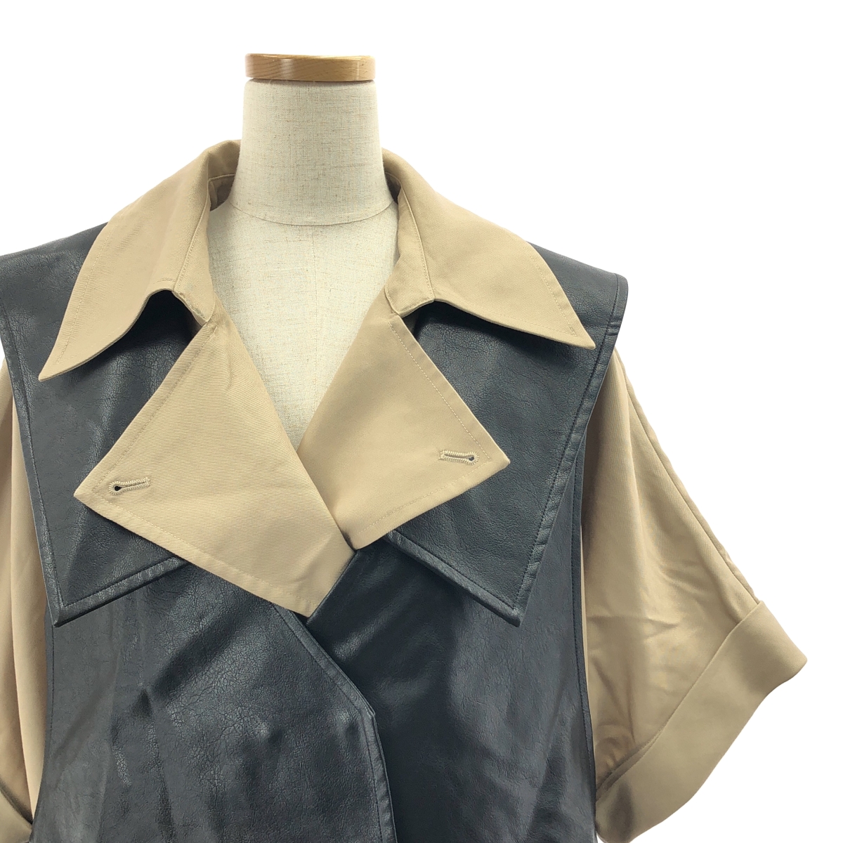 AMERI / アメリ TRENCH MULTI WAY LONG VEST トレンチ マルチウェイ ロングベスト コート