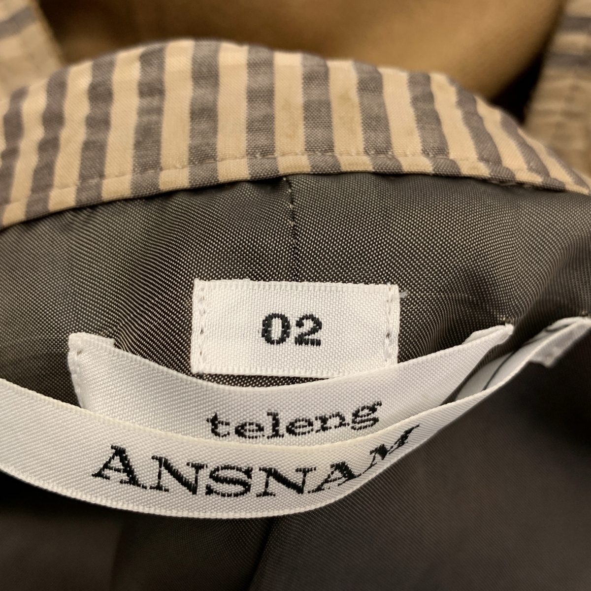 ANSNAM / アンスナム teleng ハリントンジャケット