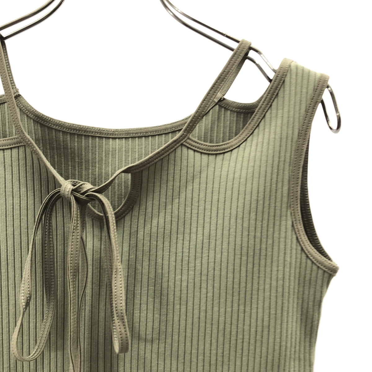 MURRAL / ミューラル コットン リブ タックトップカットソー