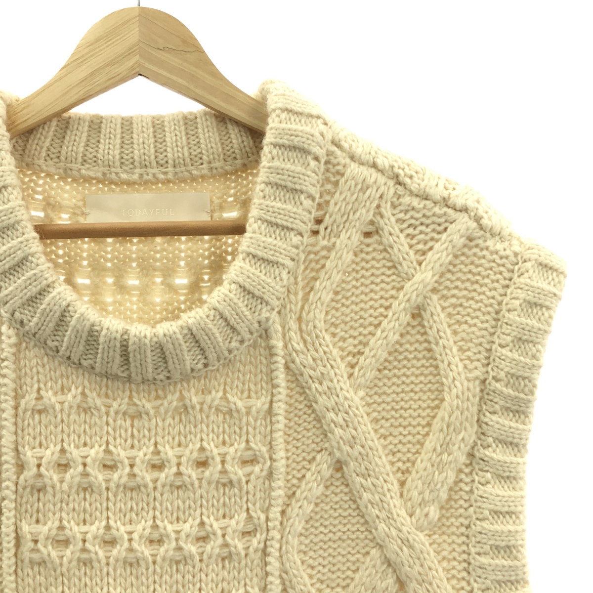 TODAYFUL / トゥデイフル Cable Knit Vest ケーブル ウール ニット ベスト