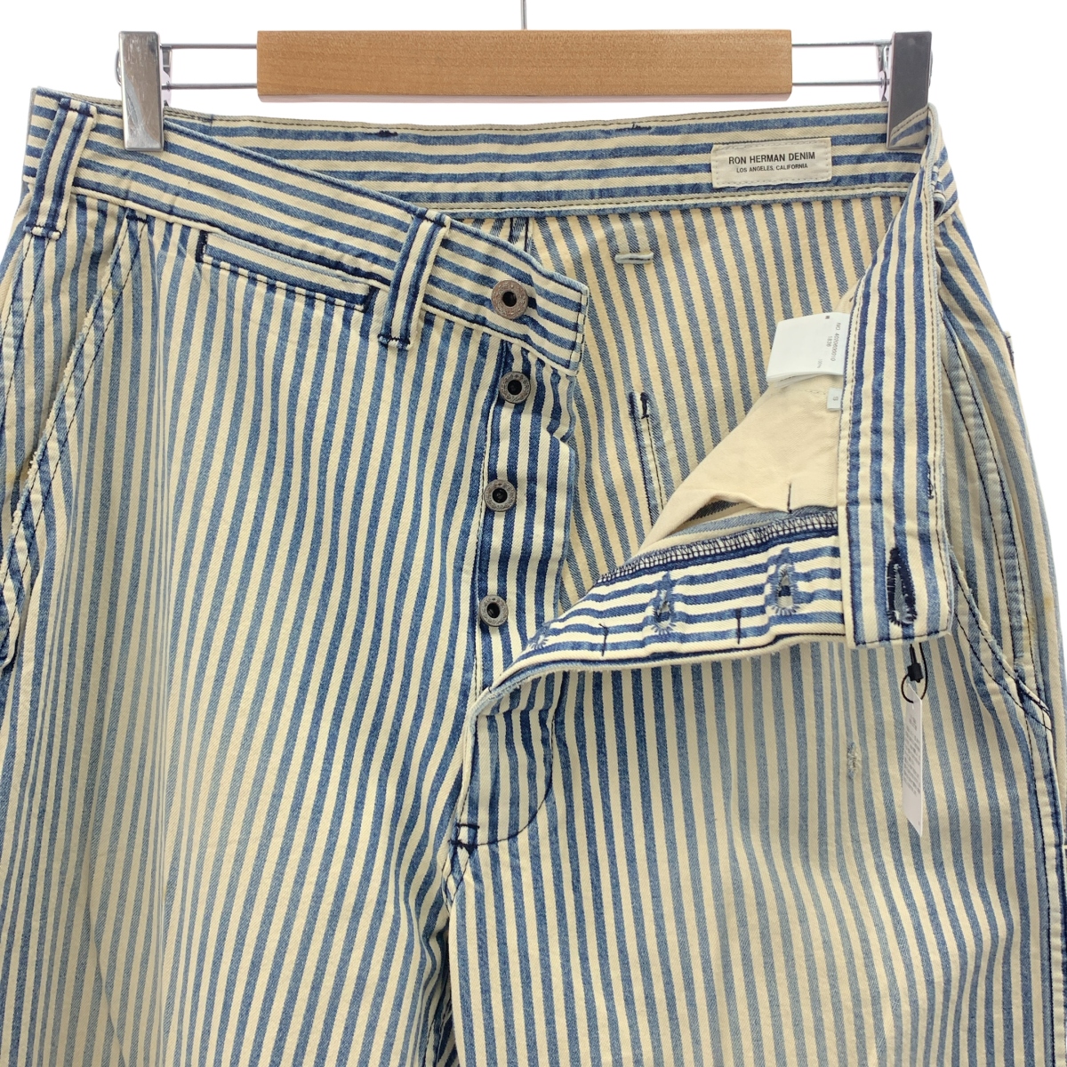Ron Herman / ロンハーマン ダメージ加工 ストライプ デニム ペインターパンツ