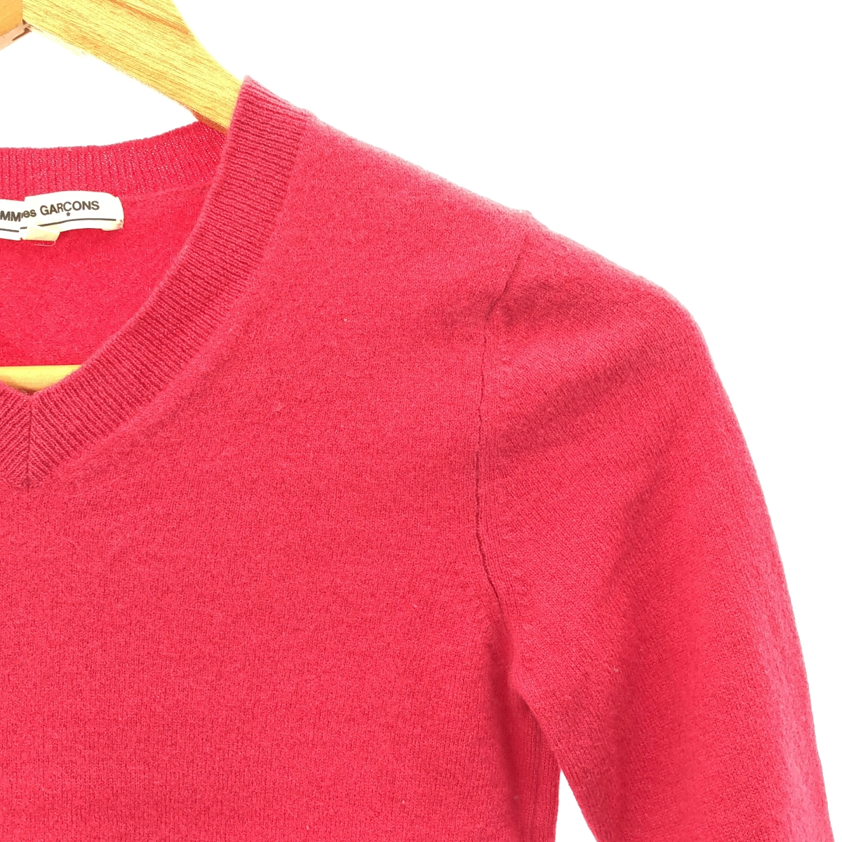 COMME des GARCONS / コムデギャルソン ウール Vネック ニット