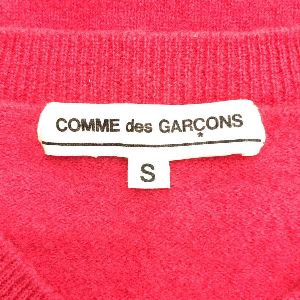 COMME des GARCONS / コムデギャルソン ウール Vネック ニット