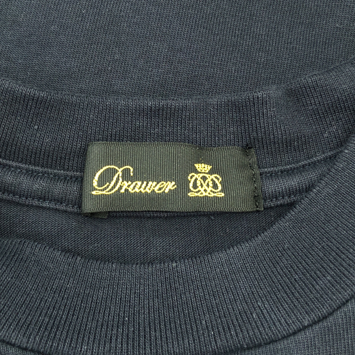 Drawer / ドゥロワー コットン 天竺 スクエア Tシャツ カットソー