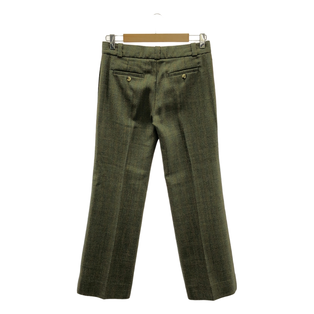 Chloe / クロエ ウール チェック スラックス パンツ