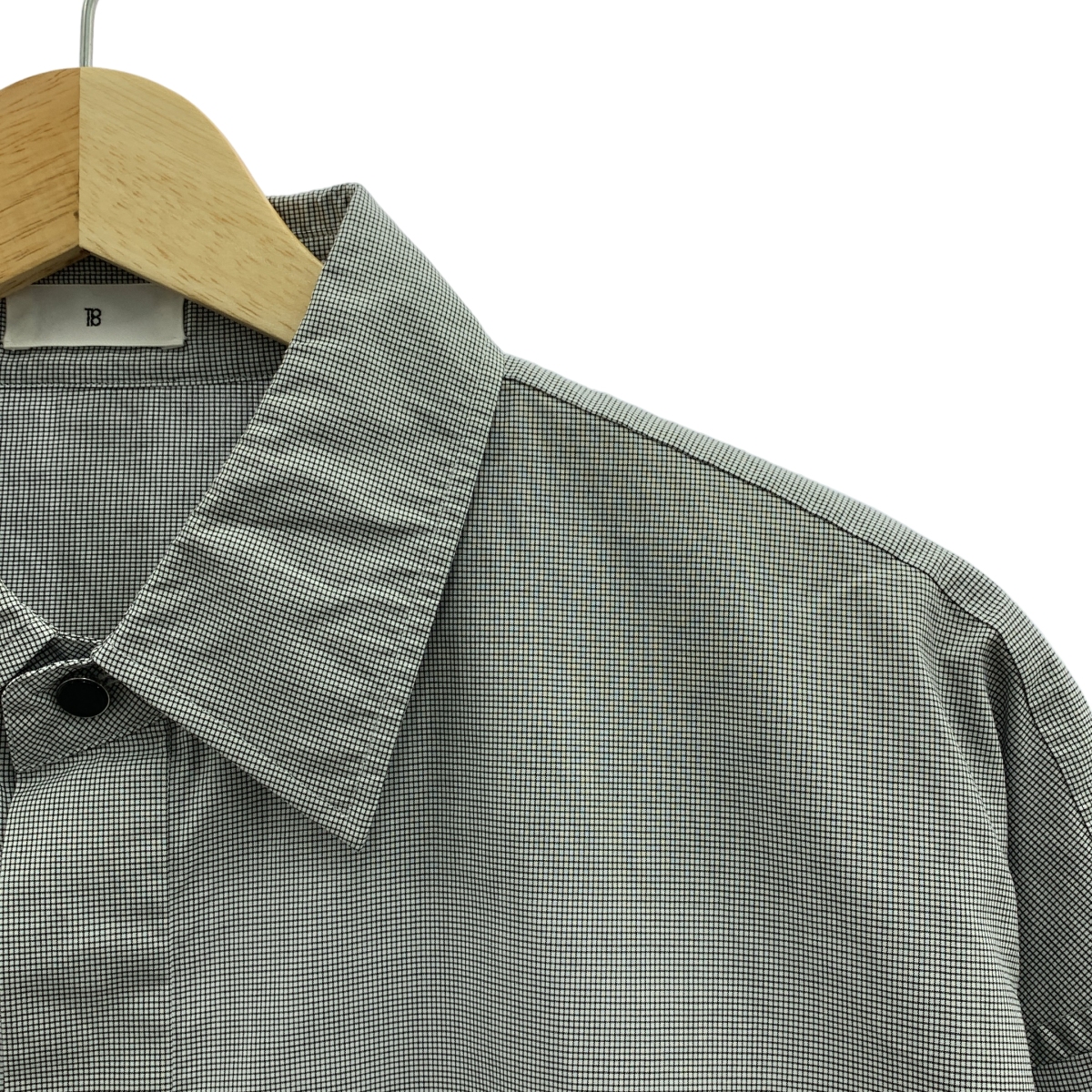 その他 グラフチェック コットン オーバーサイズレギュラーカラーシャツ