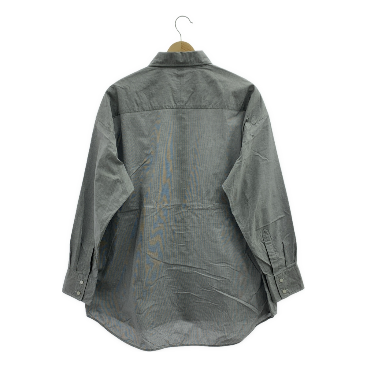 その他 グラフチェック コットン オーバーサイズレギュラーカラーシャツ