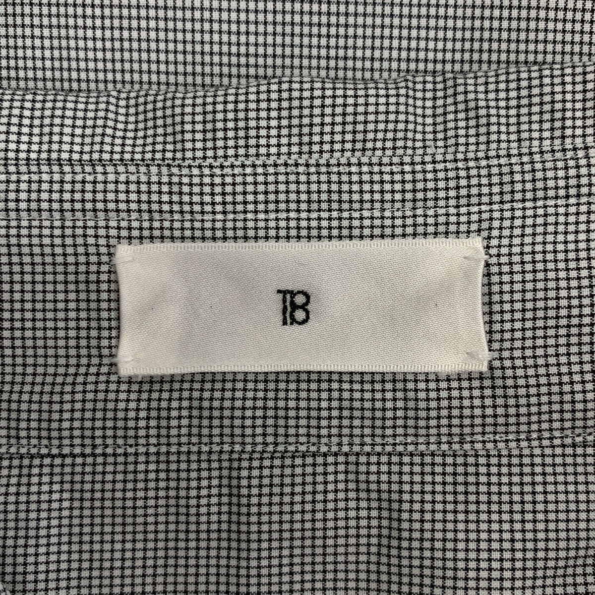 その他 グラフチェック コットン オーバーサイズレギュラーカラーシャツ