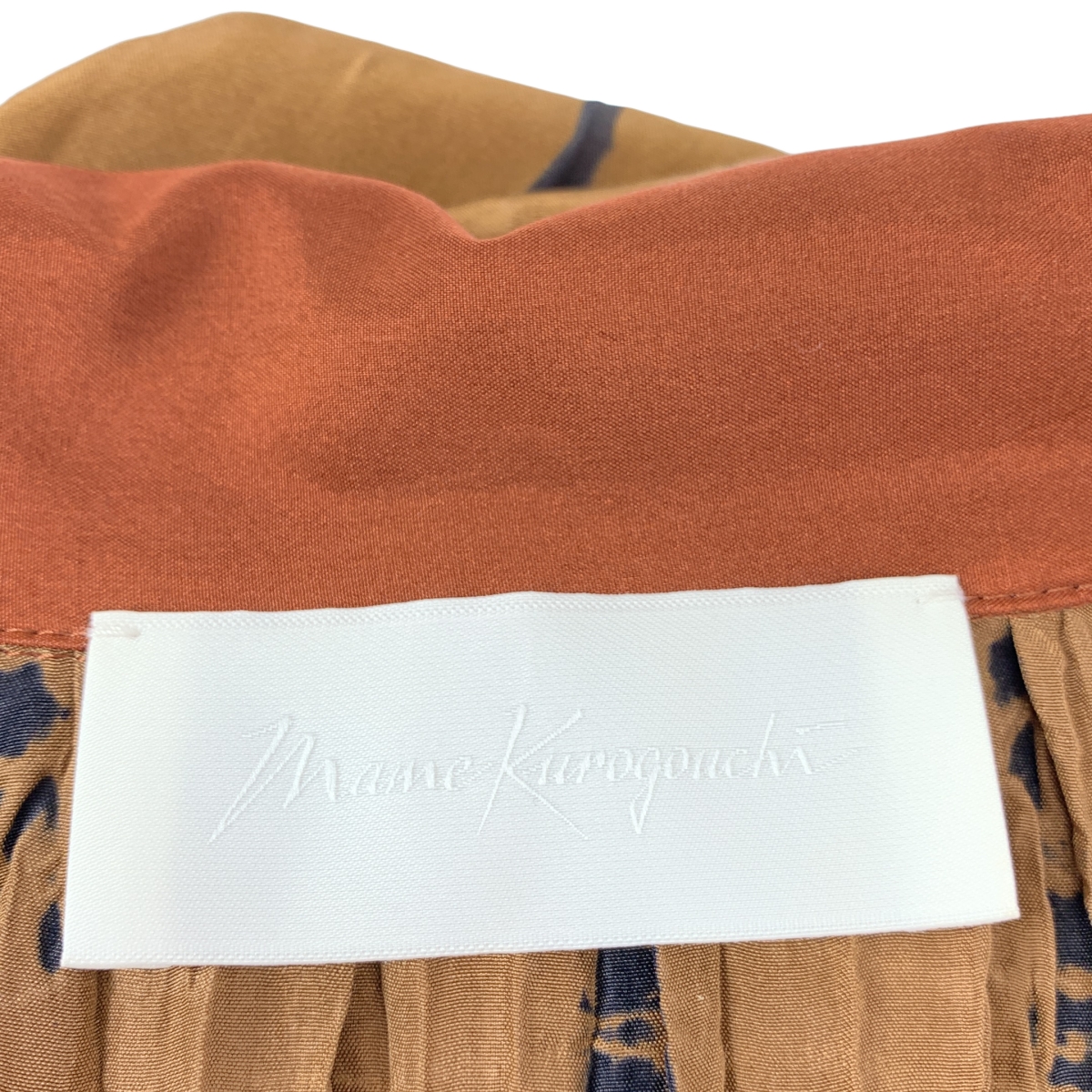 Mame Kurogouchi / マメクロゴウチ Arimatsu Shibori Ombre Dyed Silk Shirt Dress 有松絞り シルク シャツワンピース