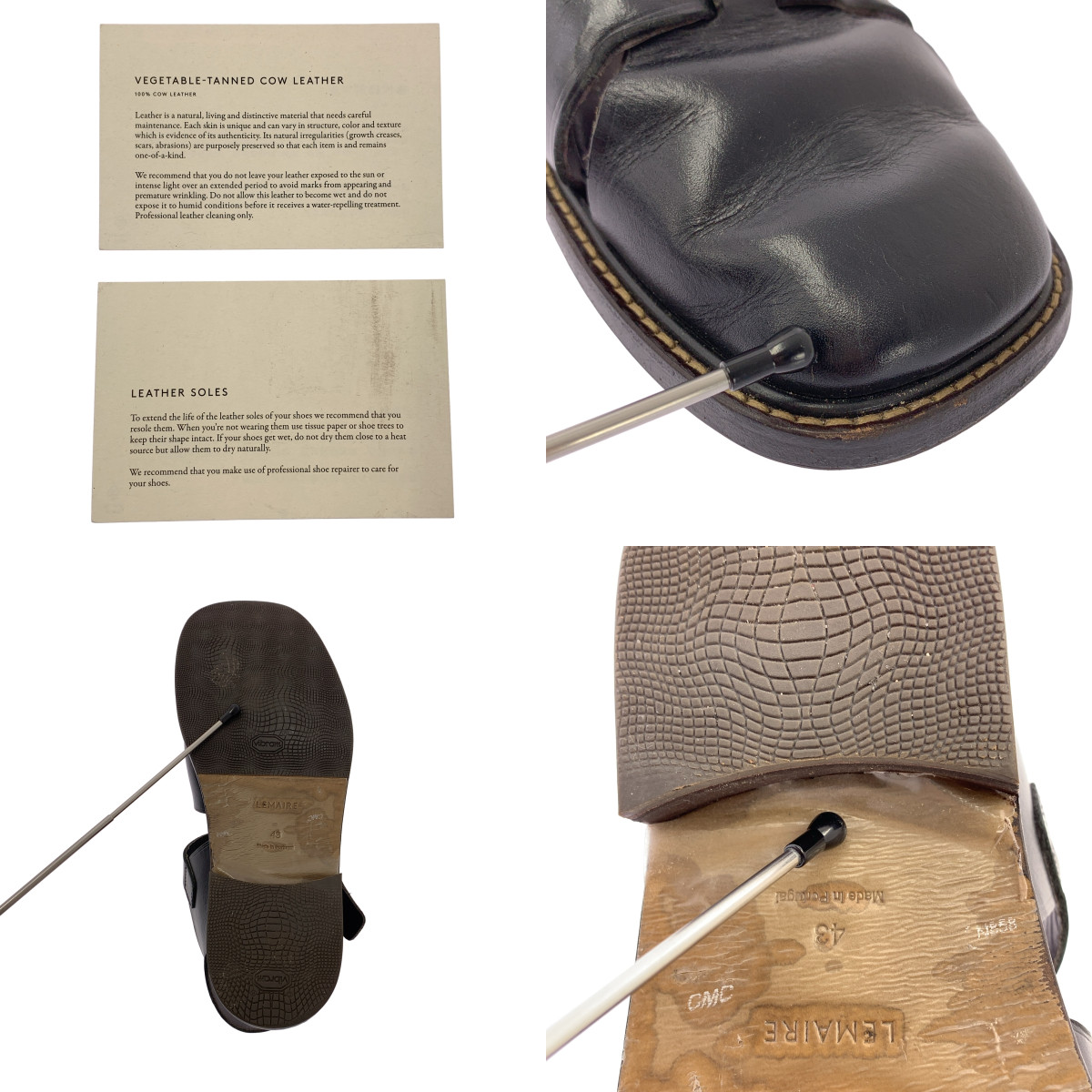 LEMAIRE / ルメール Fisherman Sandal レザー サンダル