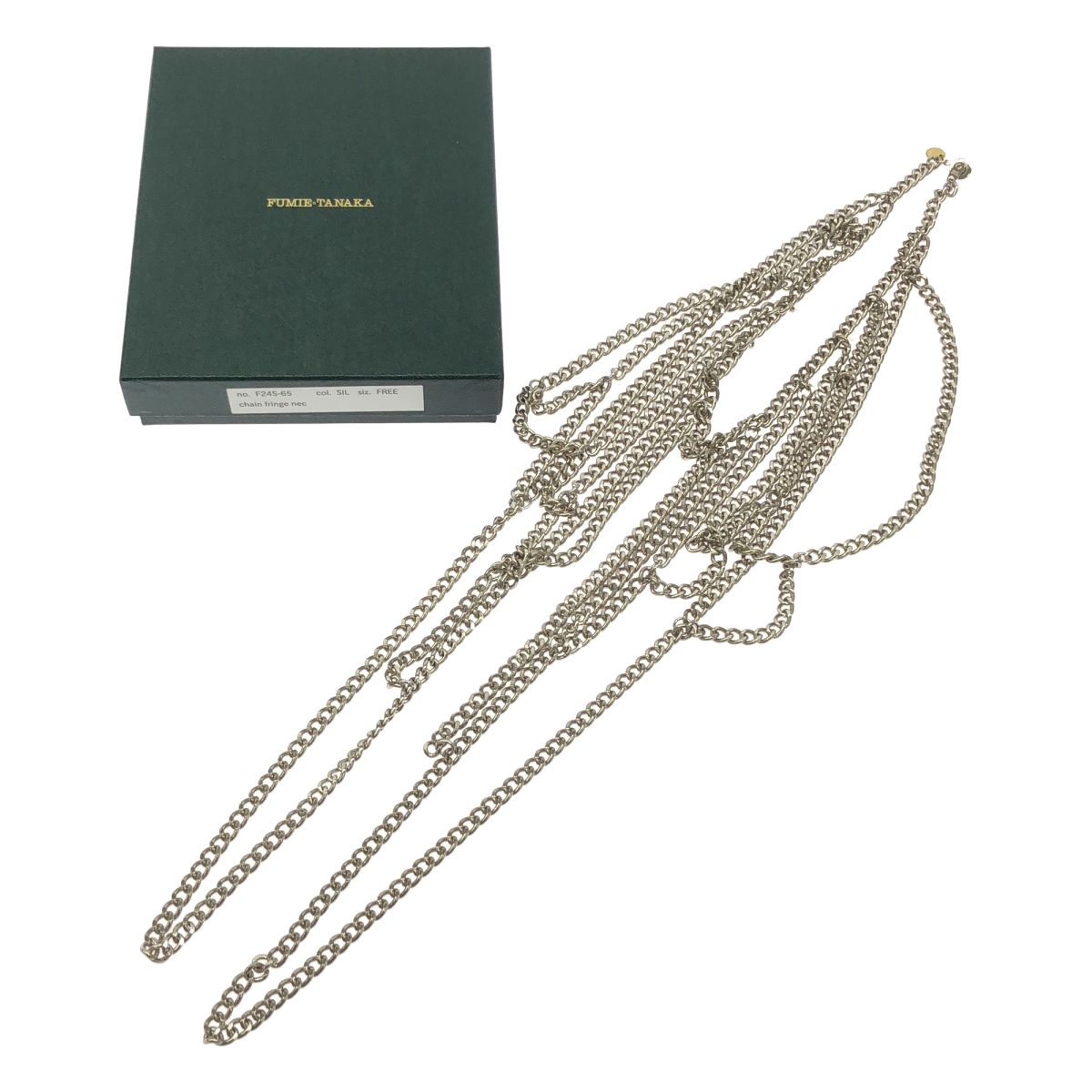 FUMIE=TANAKA コットンメッシュタンクトップ cotton mesh tank コットンメッシュ リブ切替 タンクトップ