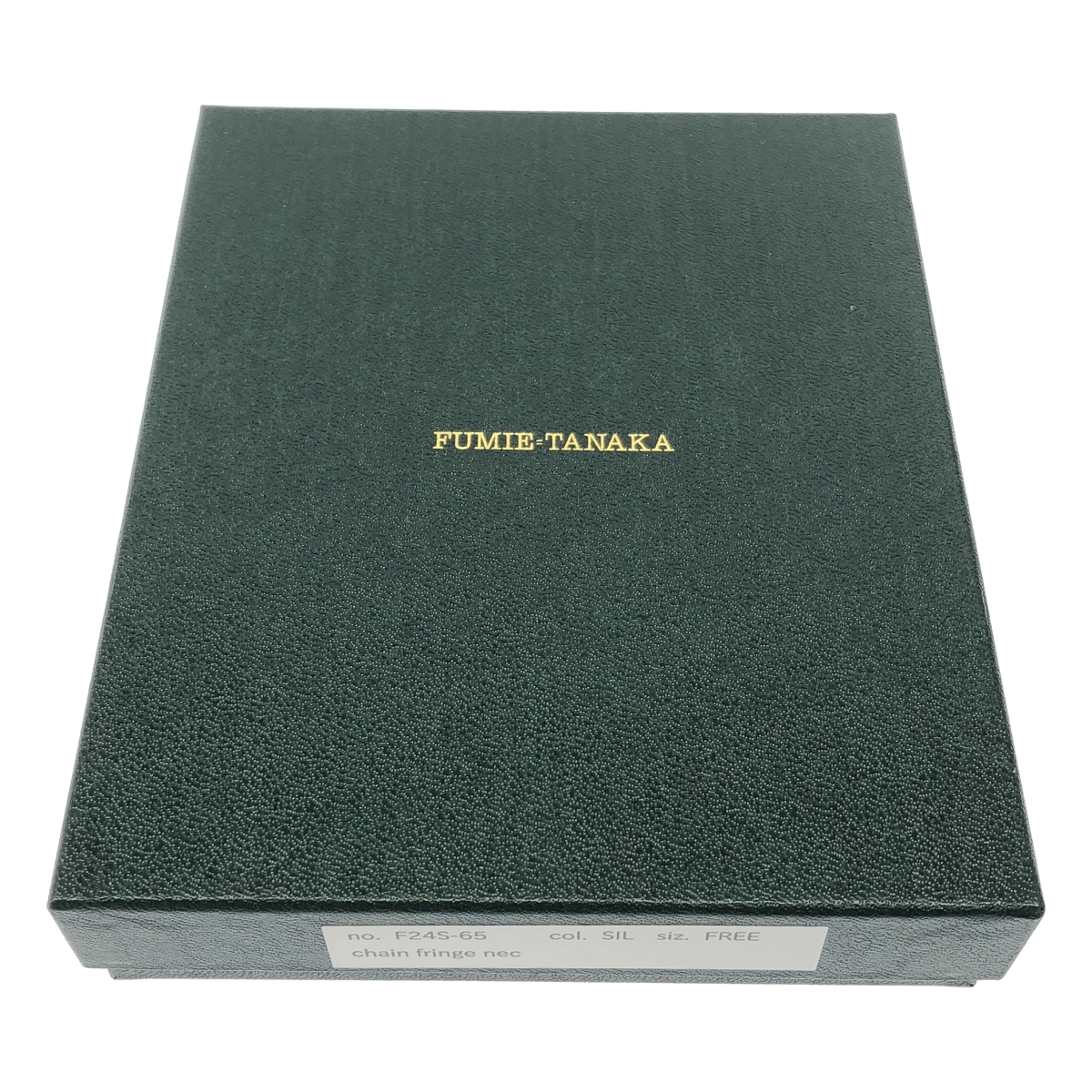 FUMIE=TANAKA / フミエタナカ chain shoulder nec チェーン ショルダー ネックレス
