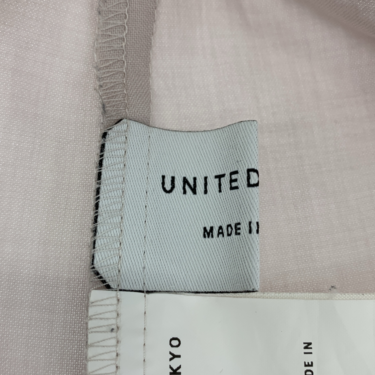 UNITED TOKYO / ユナイテッドトウキョウ アシンメトリー デザイン ブラウス  シャツ