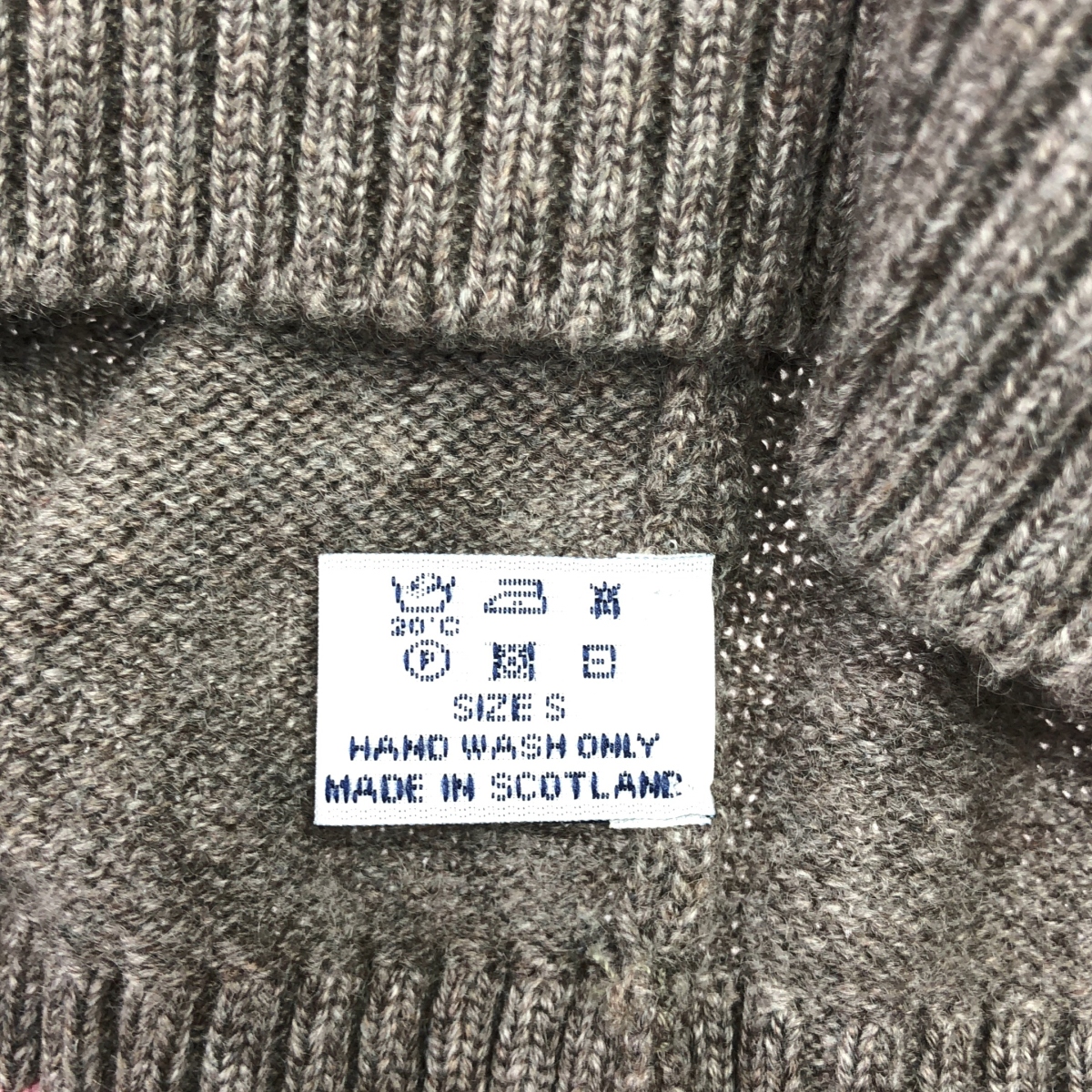 その他 カシミヤ ロゴ Vネック カーディガン