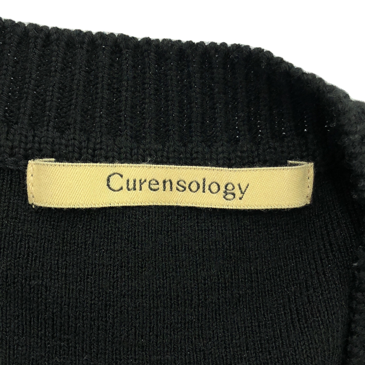 Curensology / カレンソロジー ラナボクシー ハイゲージ ニット ワンピース