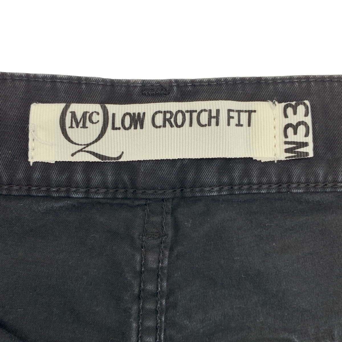 McQ / マックキューアレキサンダーマックイーン LOW CROTCH FIT テーパードパンツ