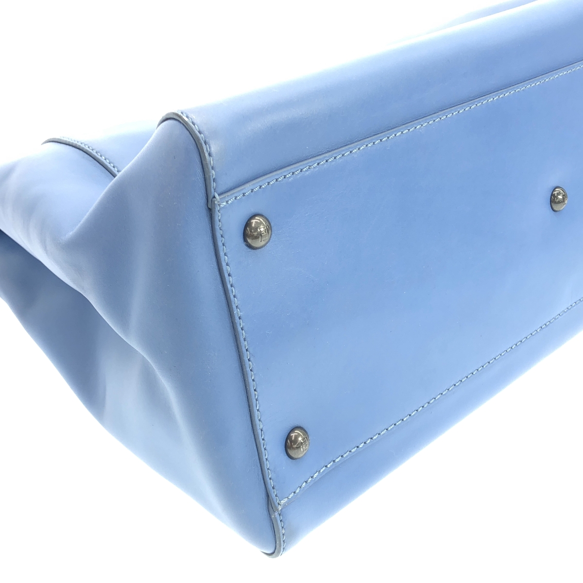 FENDI / フェンディ ピーカブー ラージ レザー ハンドバッグ