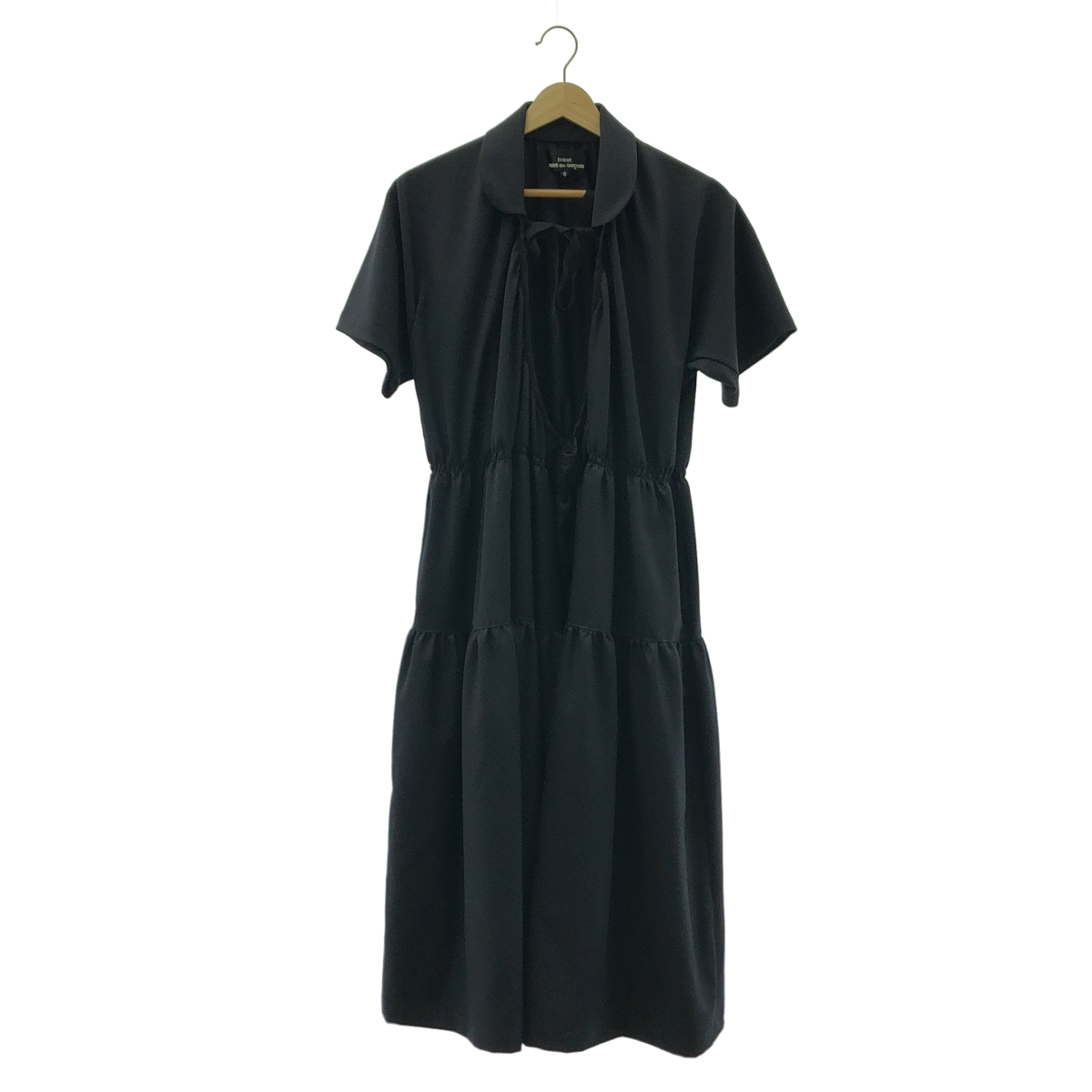 tricot COMME des GARCONS / トリココムデギャルソン 変形 丸襟 ギャザー ボリューム ワンピース