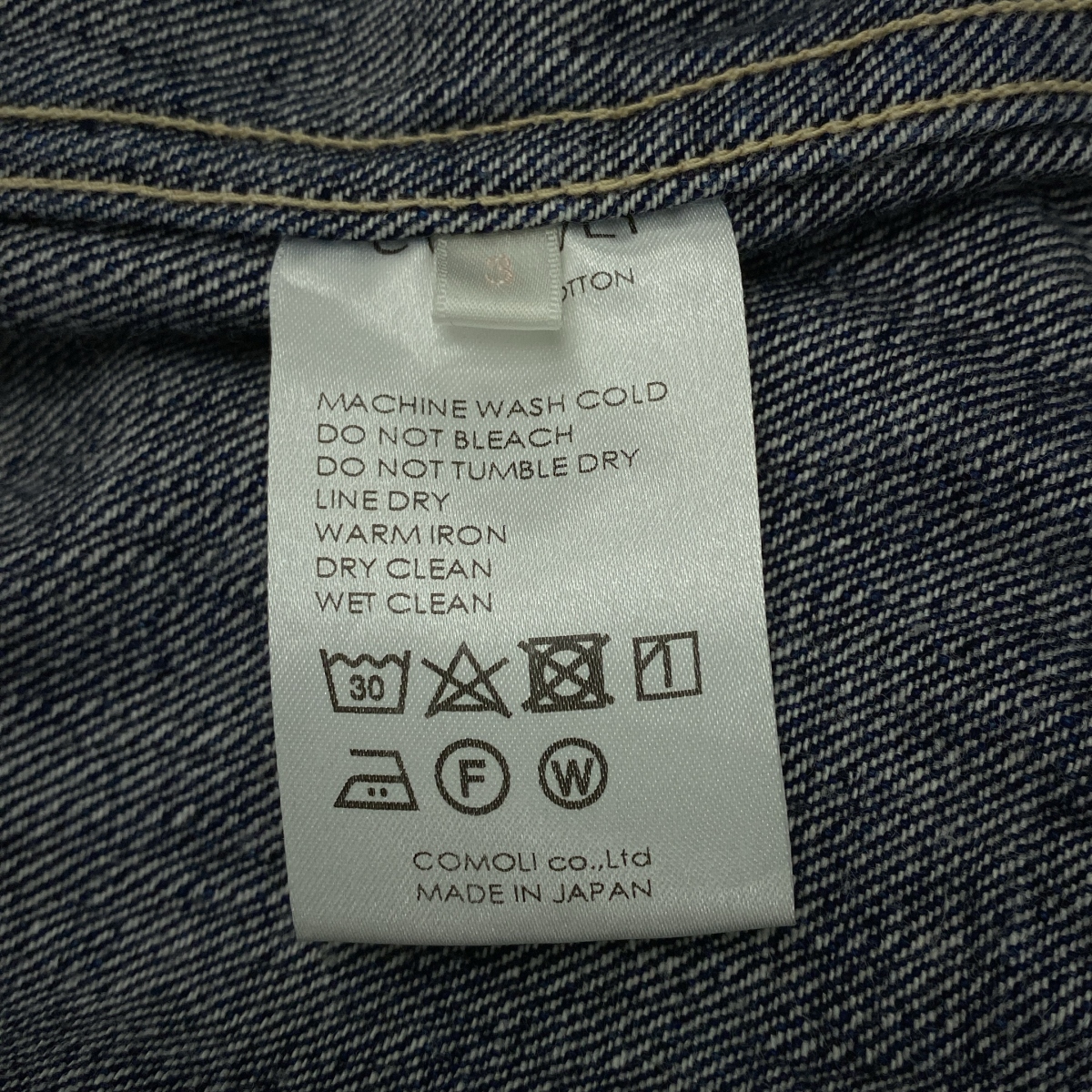 COMOLI / コモリ デニムジャケット
