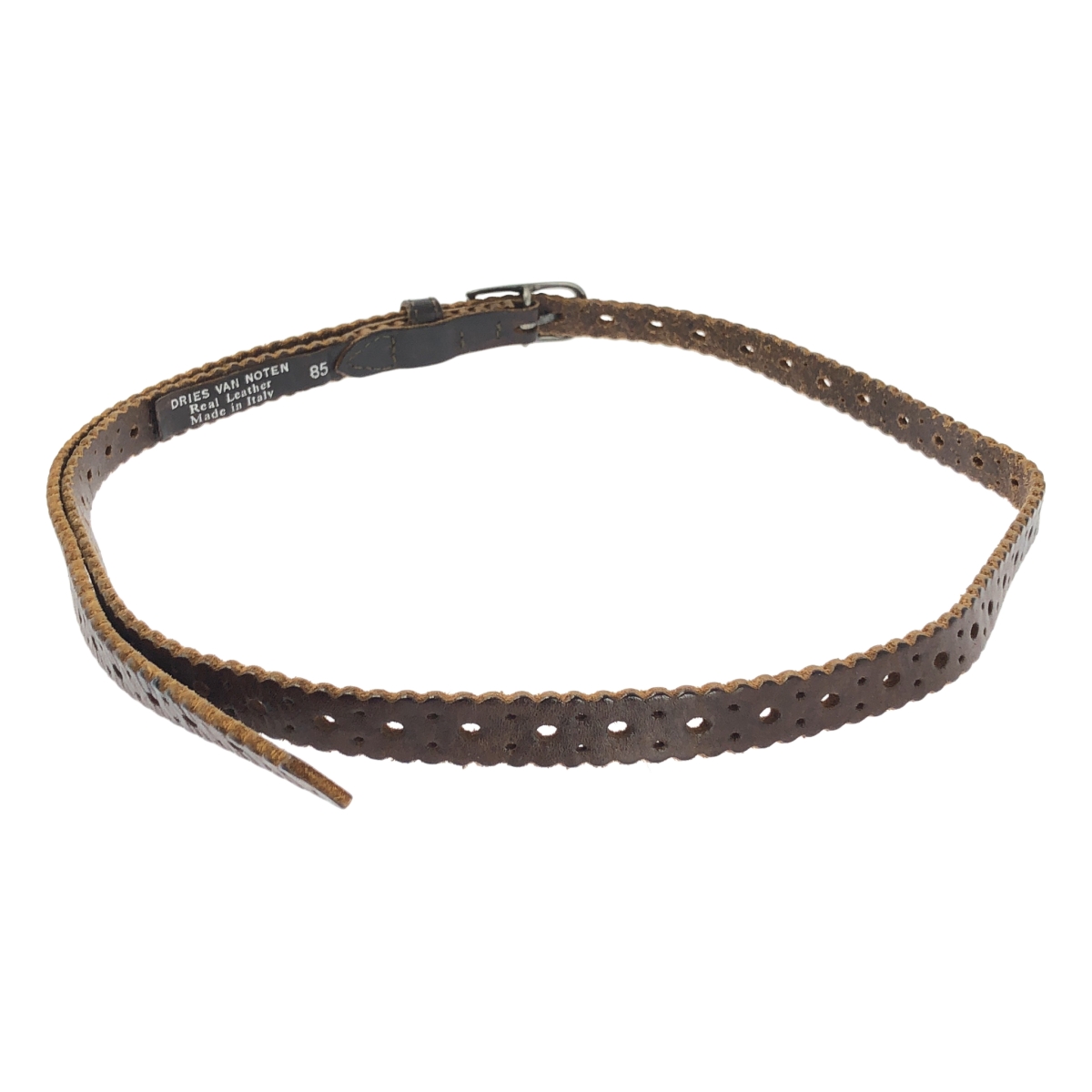 DRIES VAN NOTEN / ドリスヴァンノッテン ナロー レザー ベルト
