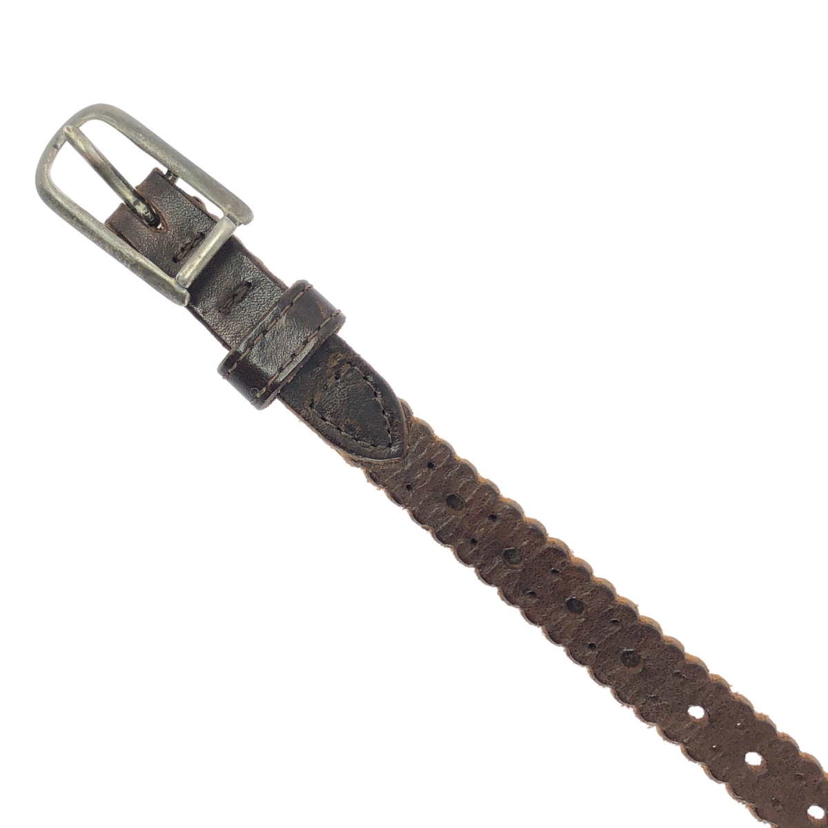 DRIES VAN NOTEN / ドリスヴァンノッテン ナロー レザー ベルト