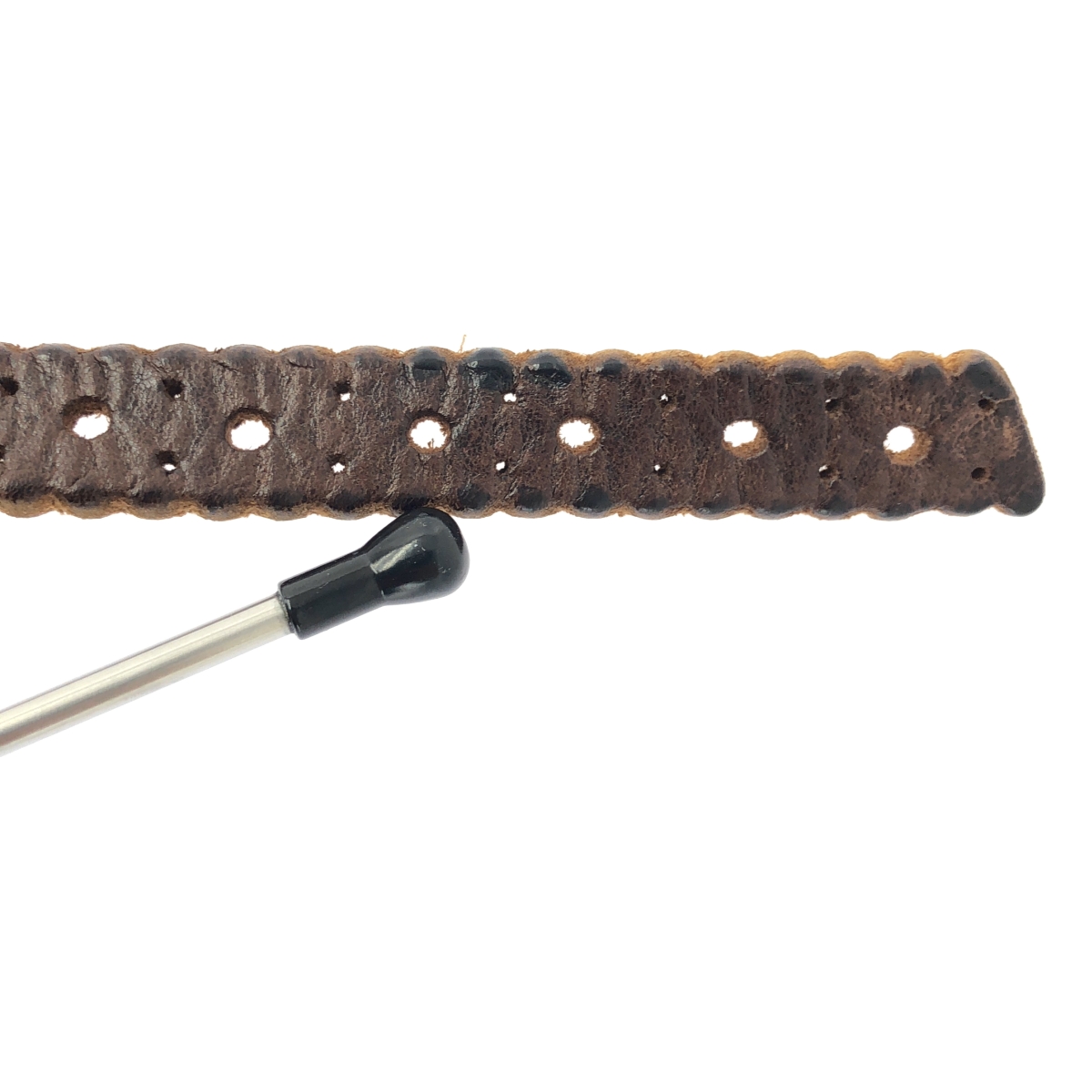 DRIES VAN NOTEN / ドリスヴァンノッテン ナロー レザー ベルト