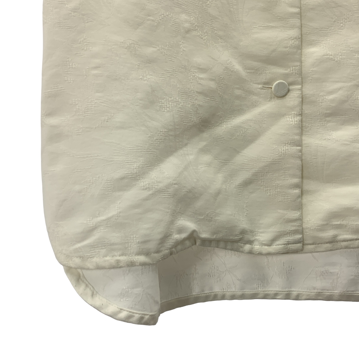 Mame Kurogouchi / マメクロゴウチ Floral Jacquard Open Collared Shirt オープンカラー シャツ