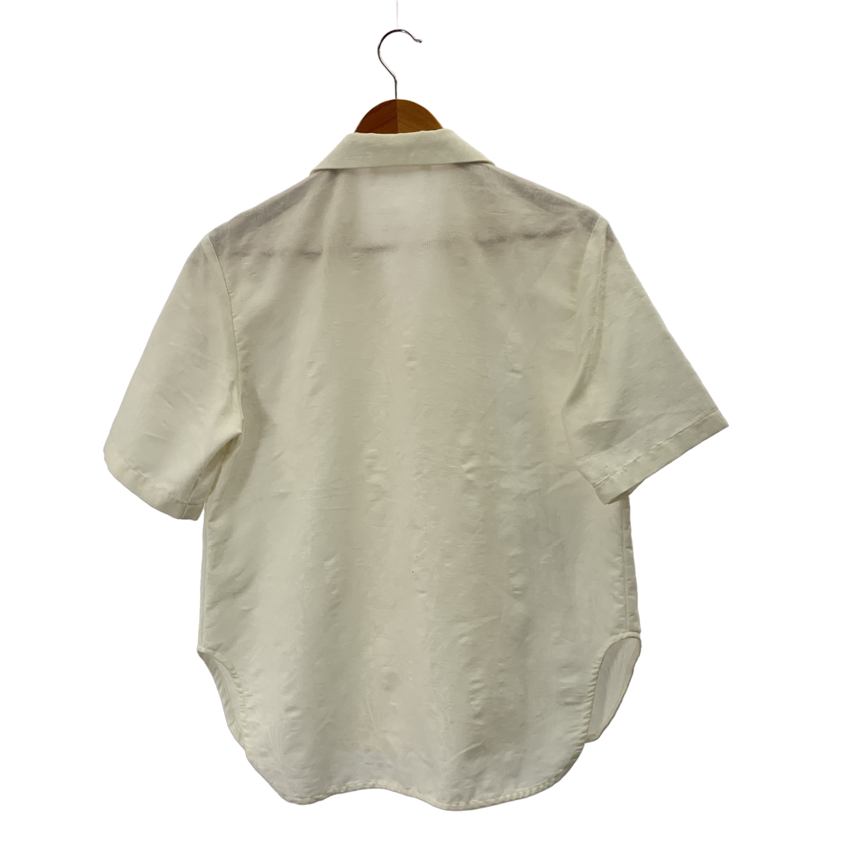 Mame Kurogouchi / マメクロゴウチ Floral Jacquard Open Collared Shirt オープンカラー シャツ