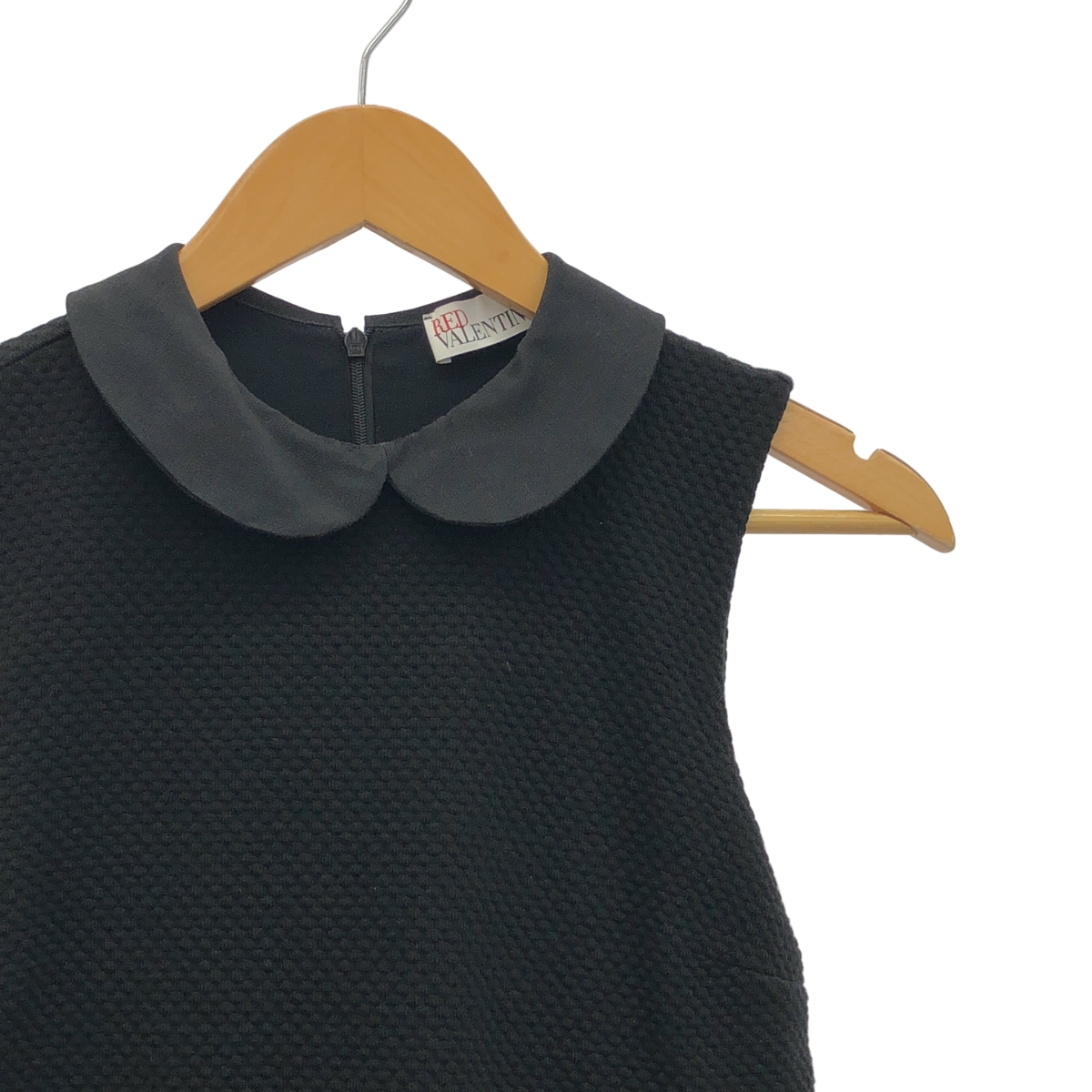 RED VALENTINO / レッドヴァレンティノ ラウンドカラー ノースリーブ ワンピース