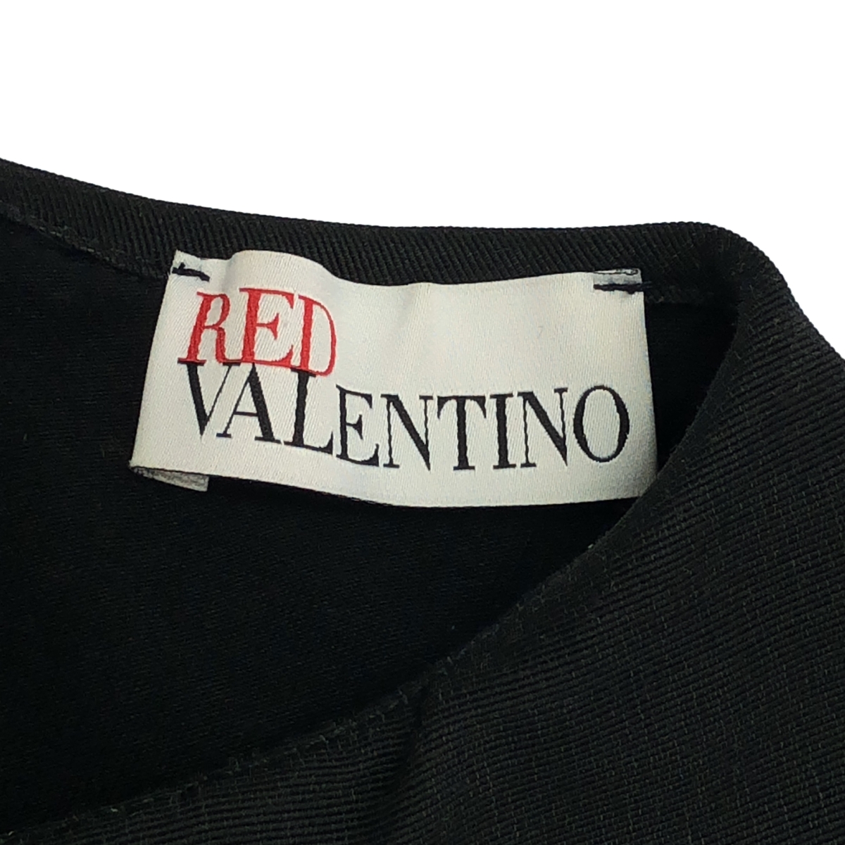 RED VALENTINO / レッドヴァレンティノ ラウンドカラー ノースリーブ ワンピース