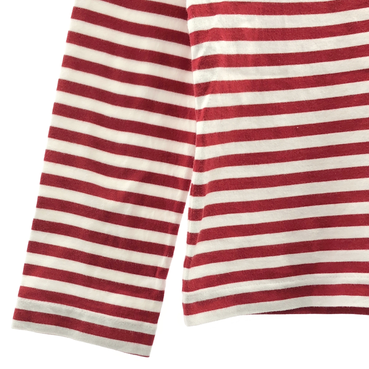 PLAY COMME des GARCONS / プレイコムデギャルソン コットン ハート ワッペン ボーダー カットソー