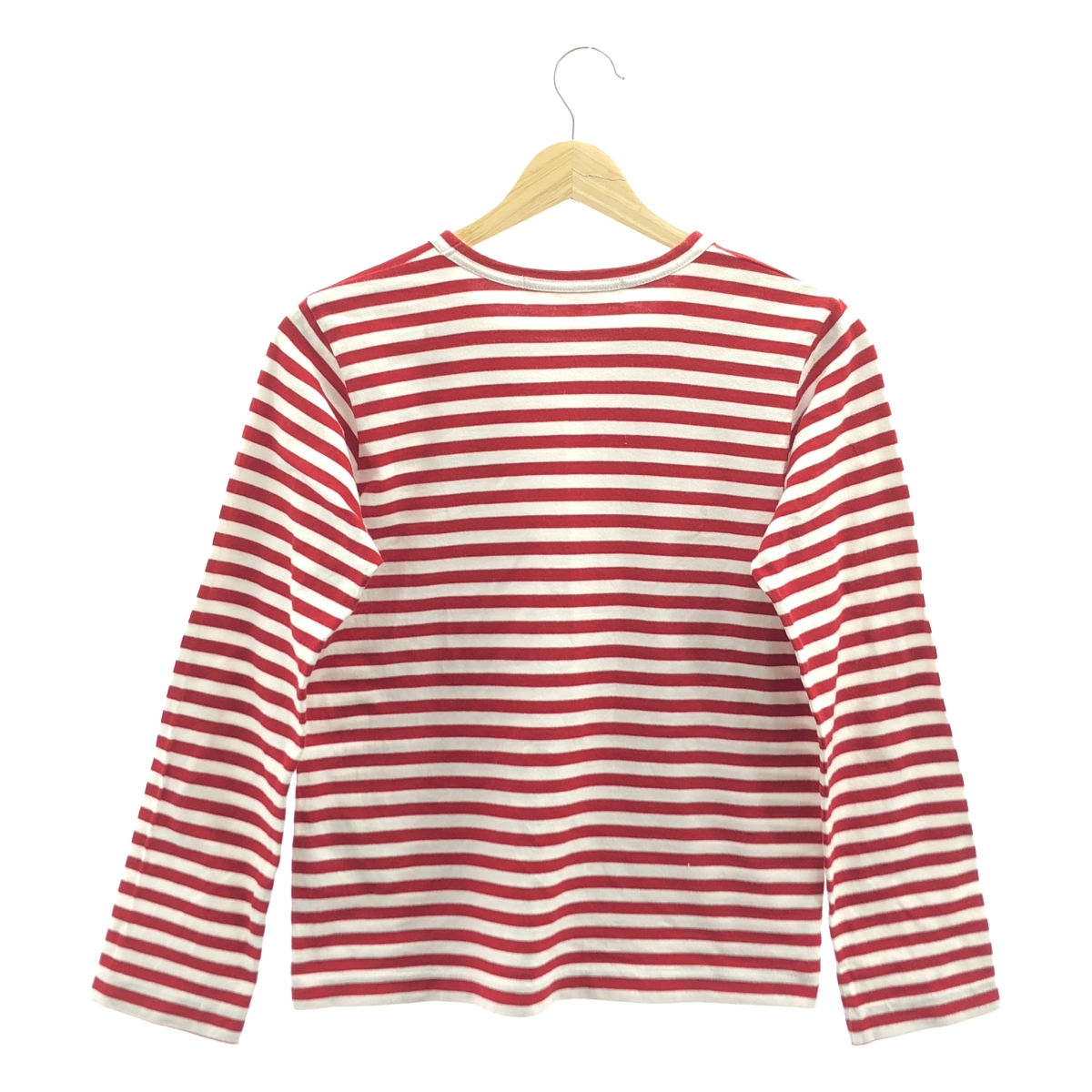 PLAY COMME des GARCONS / プレイコムデギャルソン コットン ハート ワッペン ボーダー カットソー