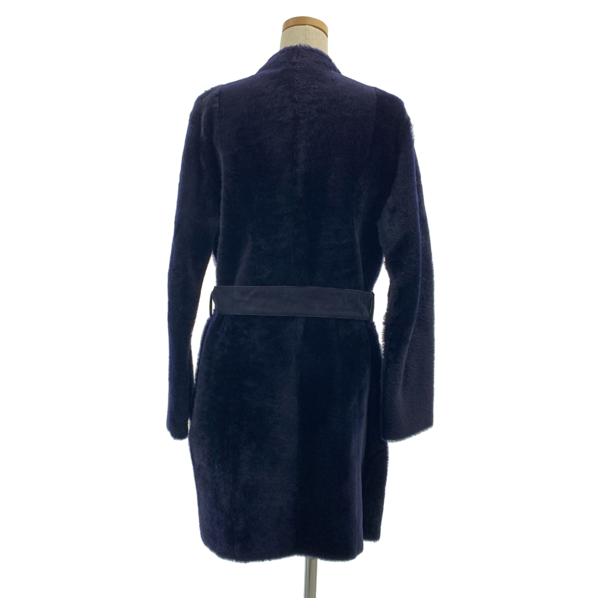 DROMe / ドローム 羊革 ムートンレザー リバーシブル ベルテッド