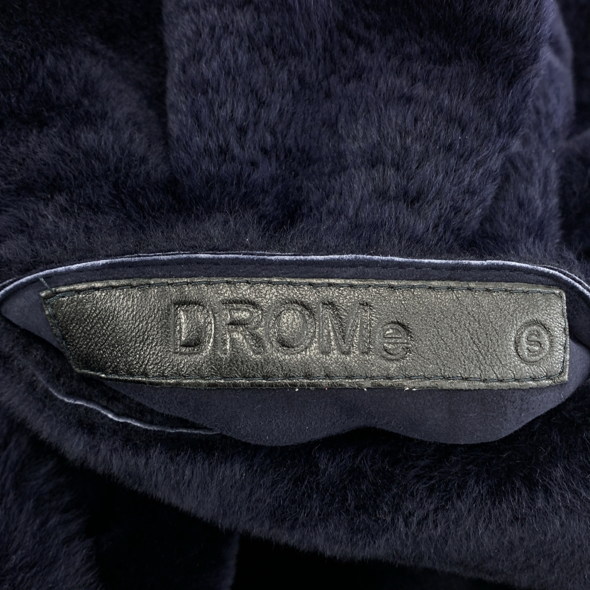 DROMe / ドローム 羊革 ムートンレザー リバーシブル ベルテッド