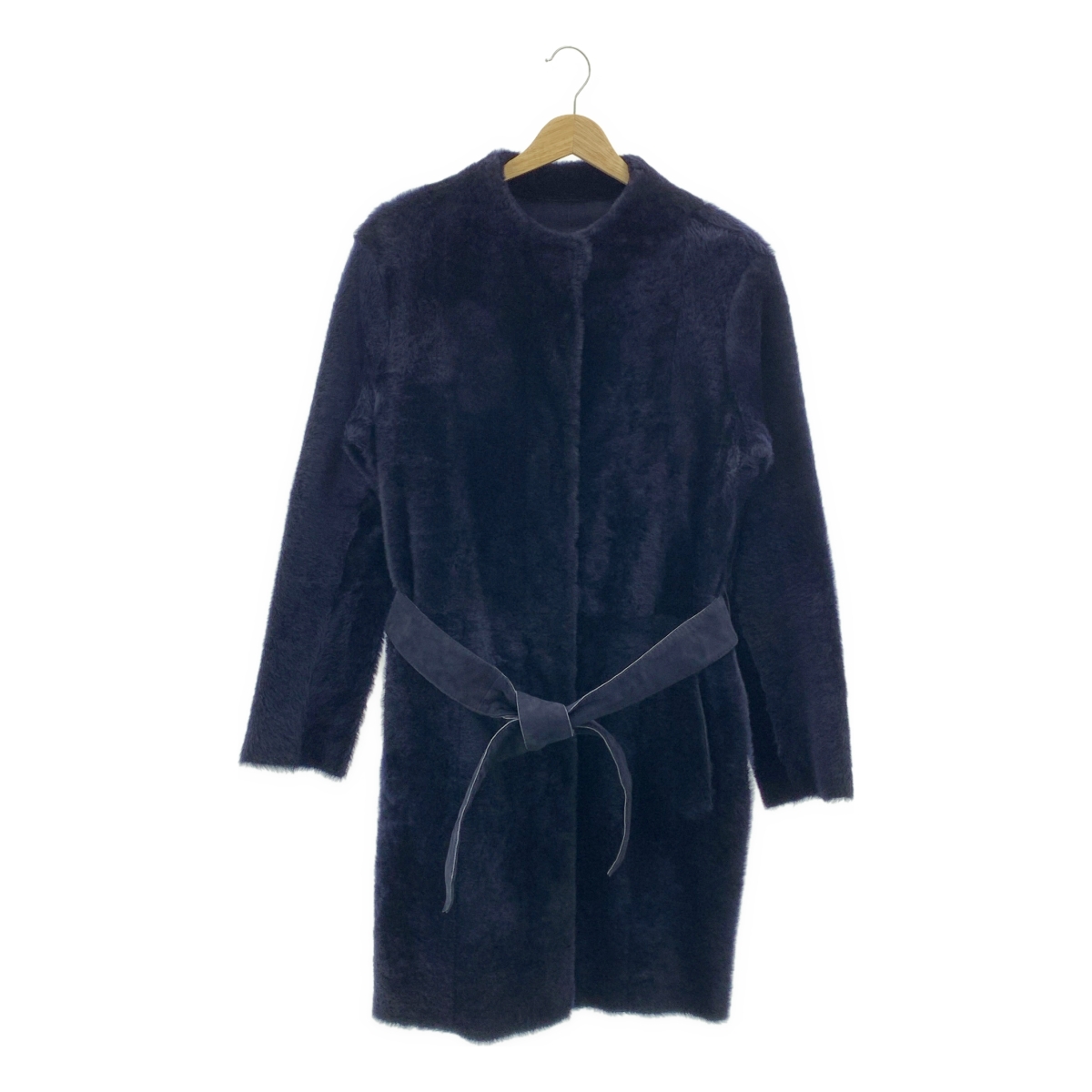 DROMe / ドローム 羊革 ムートンレザー リバーシブル ベルテッド