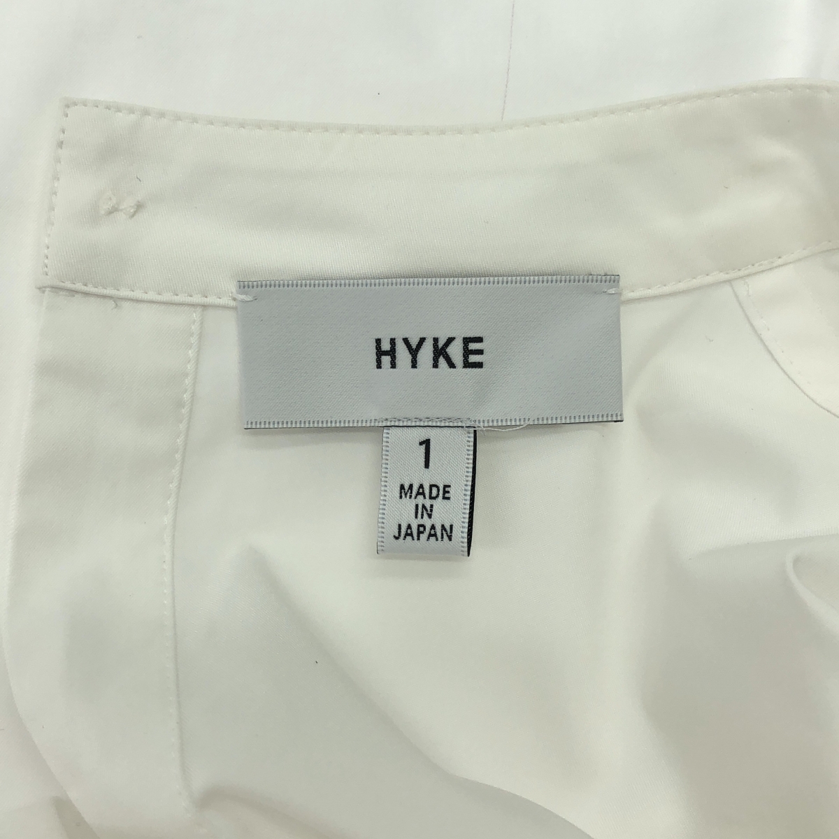 HYKE / ハイク バンドカラー プルオーバー シャツ ワンピース