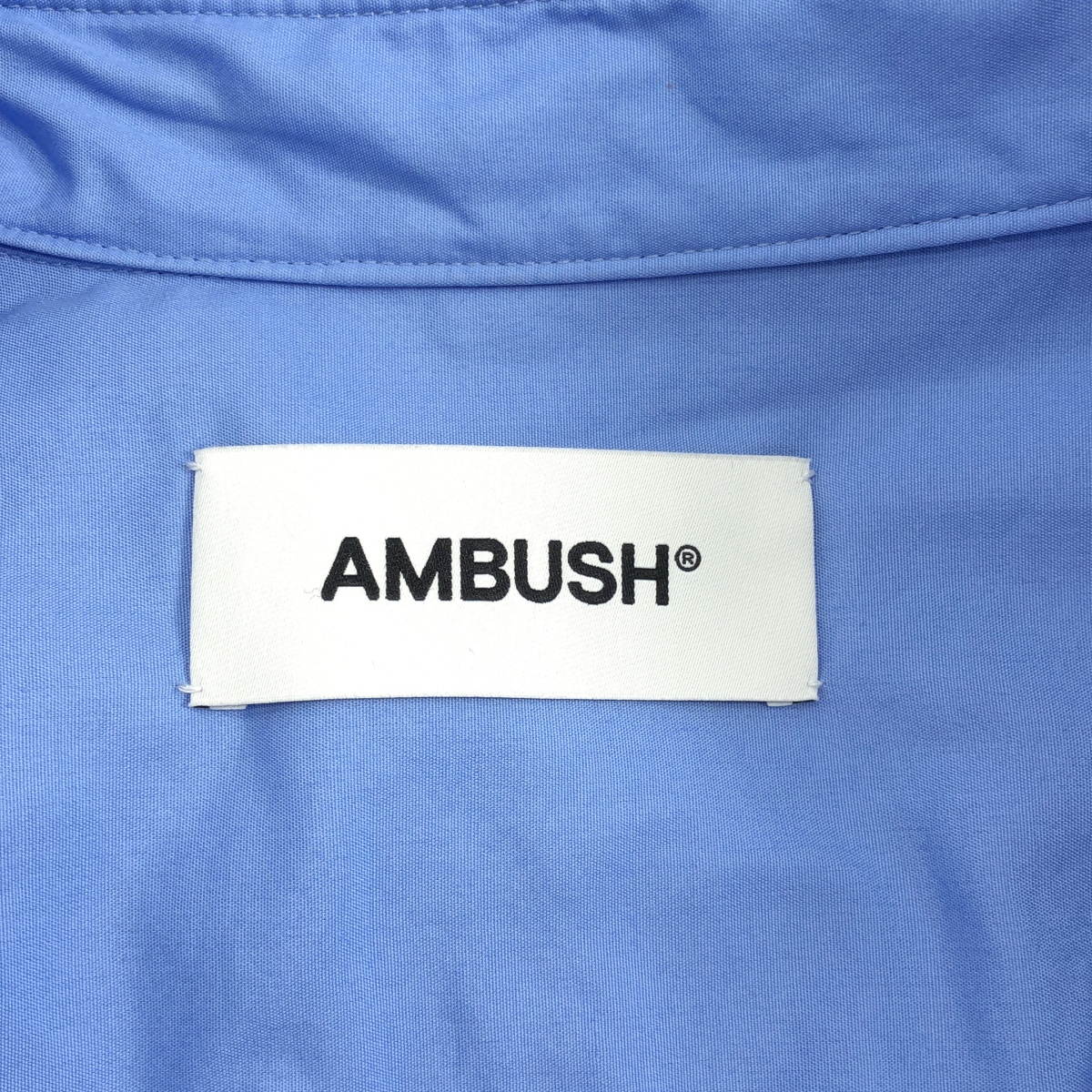 その他 OVER SHIRT  / オーバーシルエット パッチ ロゴボタン ロングシャツ