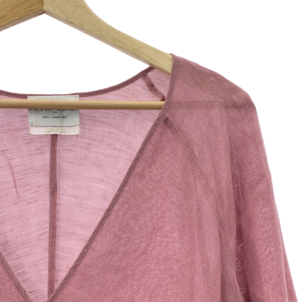 その他 リネン Vネック ワンピース