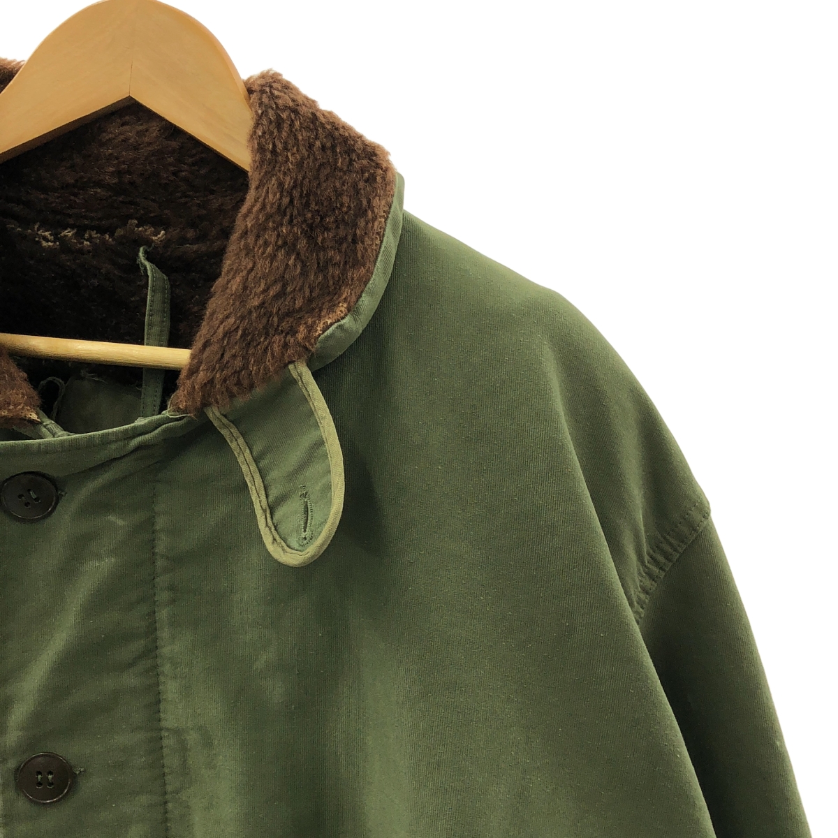 VINTAGE / ヴィンテージ古着 60s FRENCH ARMY フランス軍 ECLAIRジップ 裏ボア デッキジャケット ロング