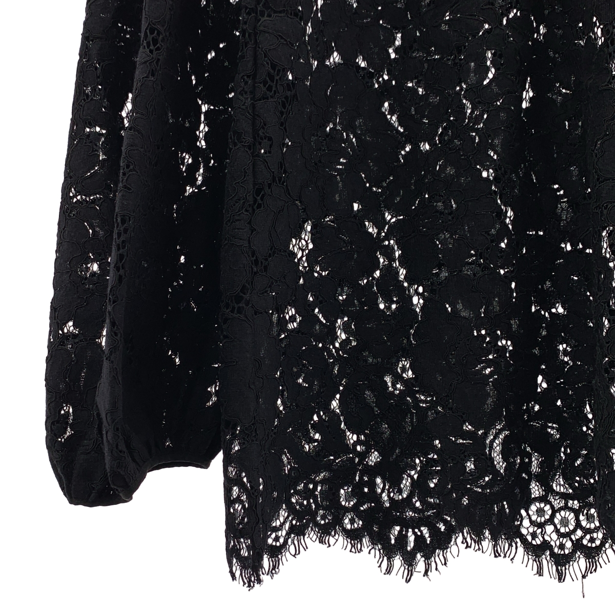 N°21 / ヌメロヴェントゥーノ レース スモック プルオーバー ブラウス シャツ