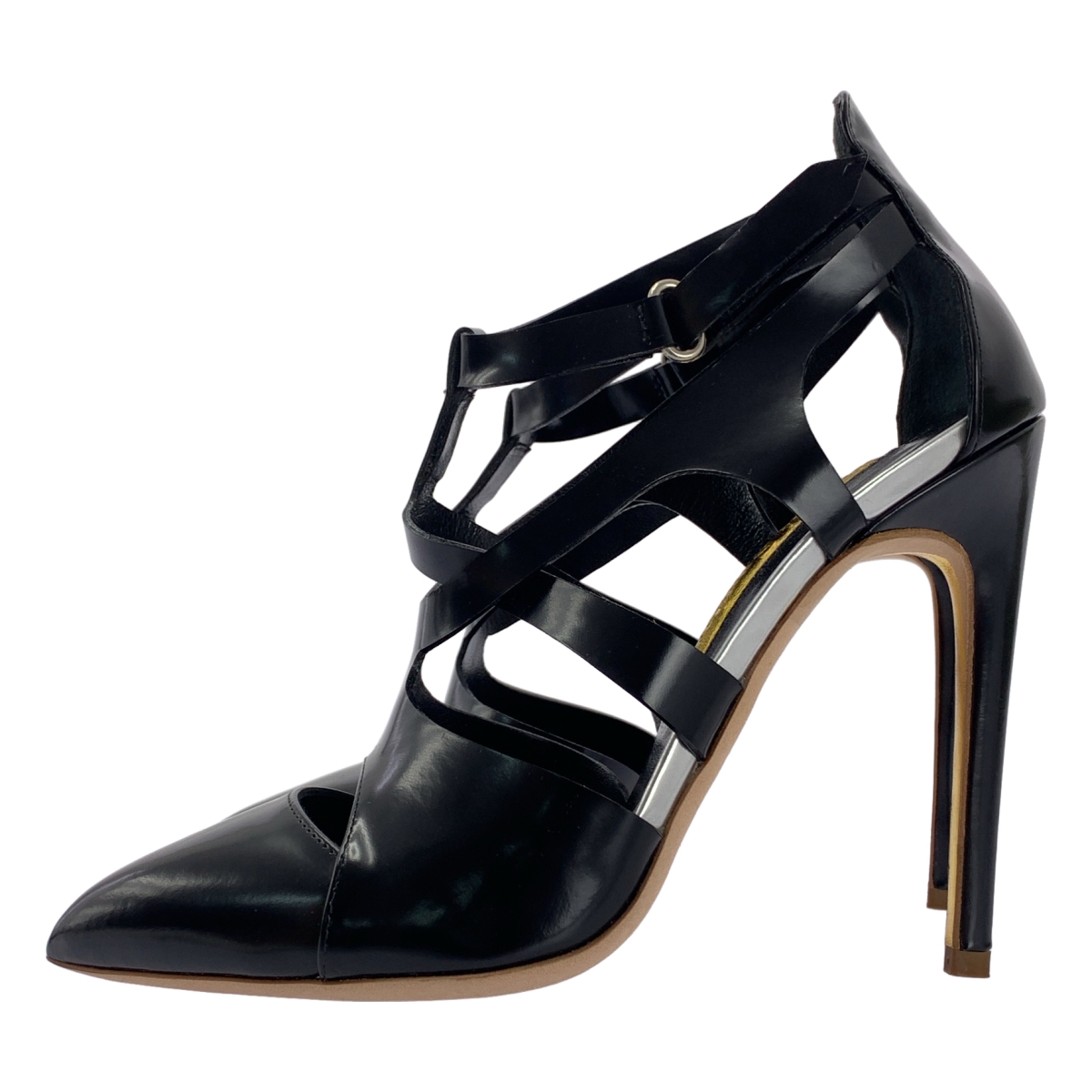 Rupert Sanderson / ルパートサンダーソン レザー ポインテッドトゥ ヒール サンダル パンプス