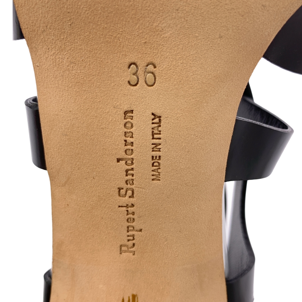 Rupert Sanderson / ルパートサンダーソン レザー ポインテッドトゥ ヒール サンダル パンプス