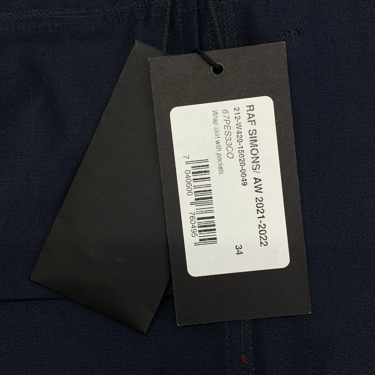 RAF SIMONS / ラフシモンズ Wrap skirt with pocket マルチポケット ラップスカート