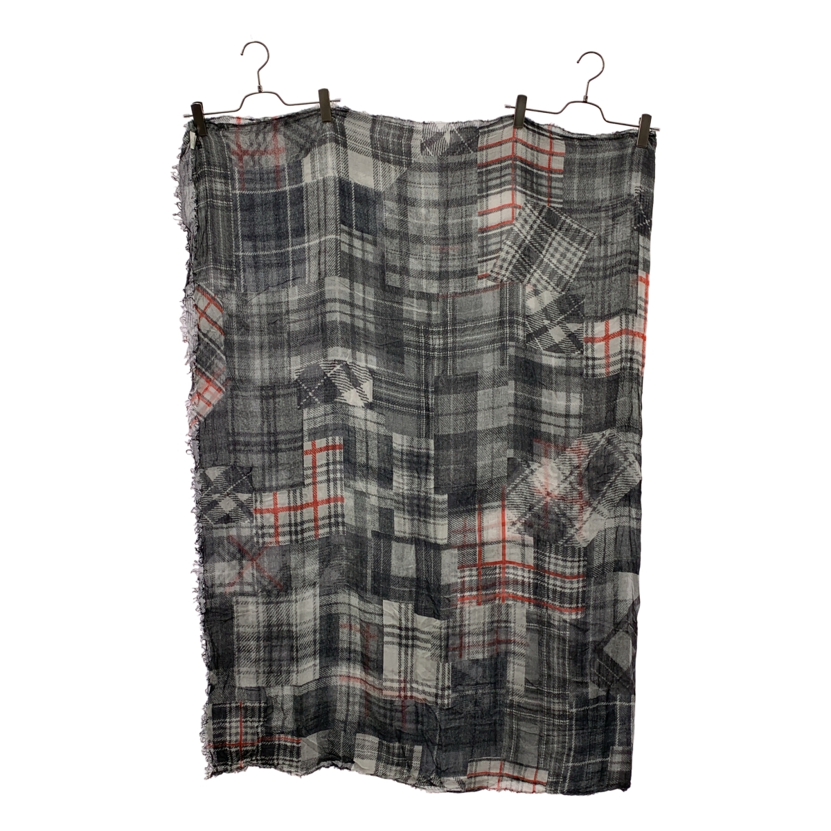 FALIERO SARTI / ファリエロサルティ モダール カシミヤ チェック 大判 ストール