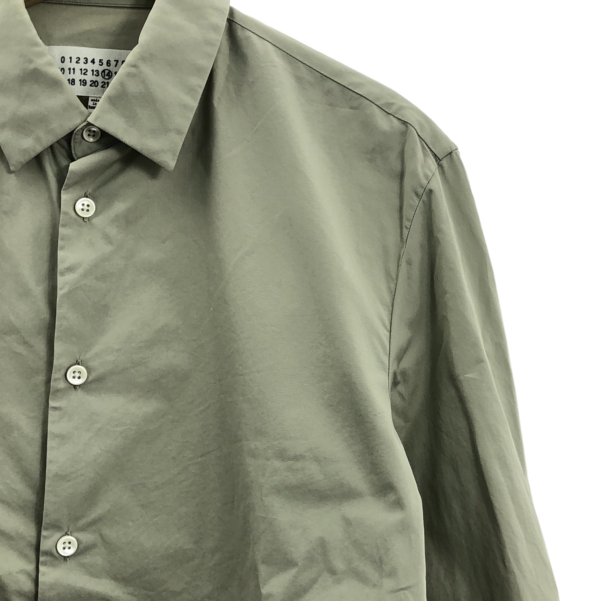 Maison Margiela / メゾンマルジェラ Long sleeve shirt コットン ロングスリーブ シャツ