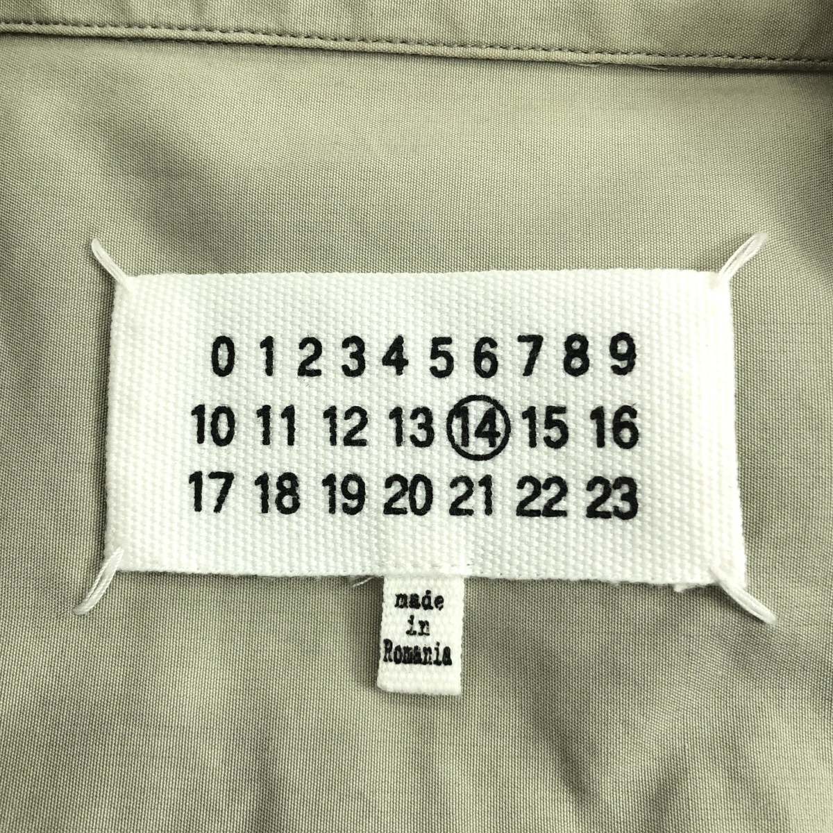 Maison Margiela / メゾンマルジェラ Long sleeve shirt コットン ロングスリーブ シャツ